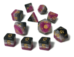 Asexual Pride Dice Set Opaque